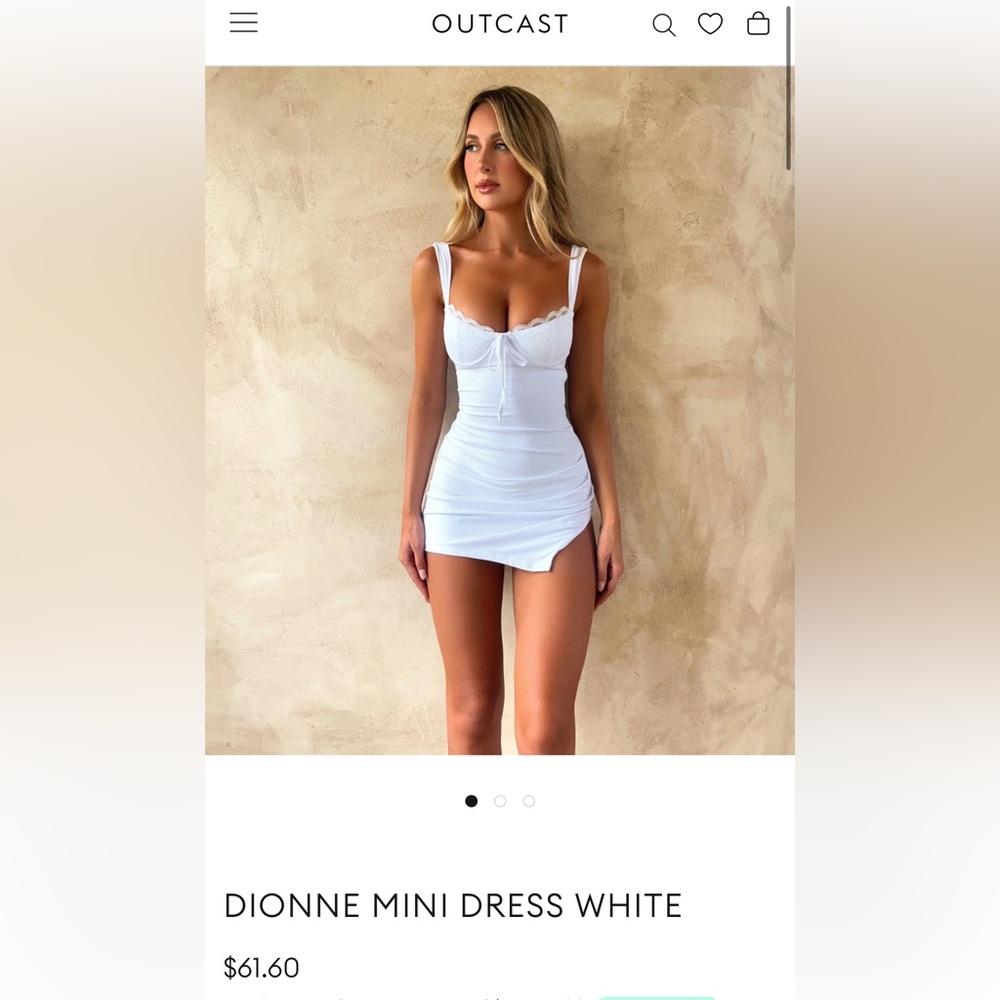 White outcast dress